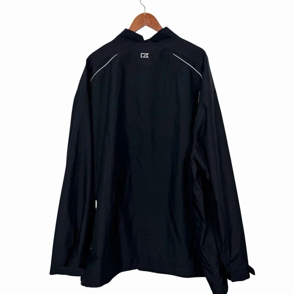 Cutter & Buck WeatherTec Jacket Mens 5XB Big Tall Navy Full Zip Lightweight Wind